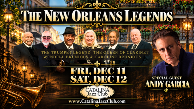 The New Orleans Legends with Special Guest Andy Garcia