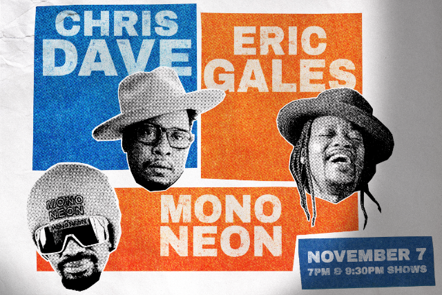 Chris Dave X Eric Gales X MonoNeon X Cory Henry artwork from Blue Note Jazz Club