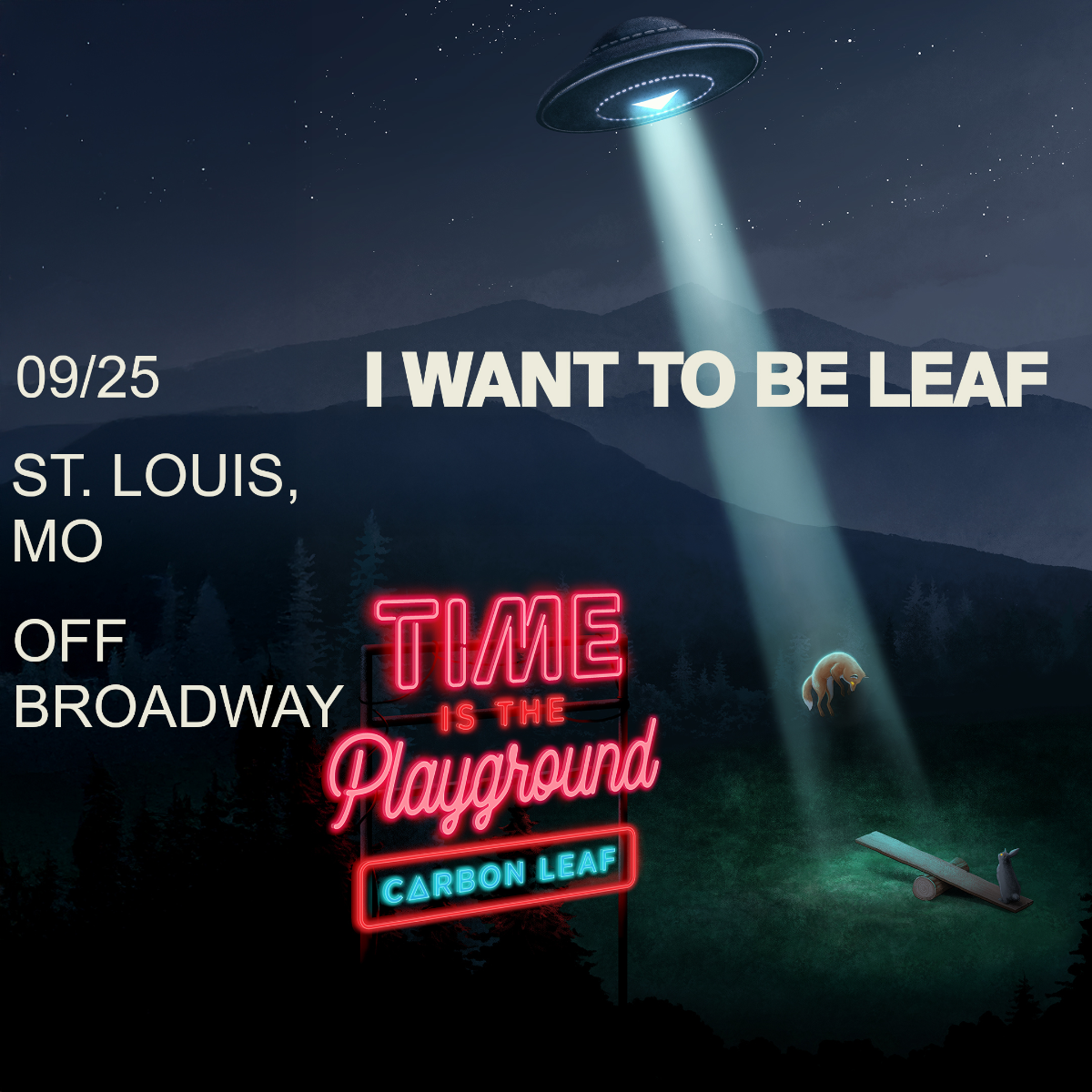 Carbon Leaf: I Want To Be Leaf Tour