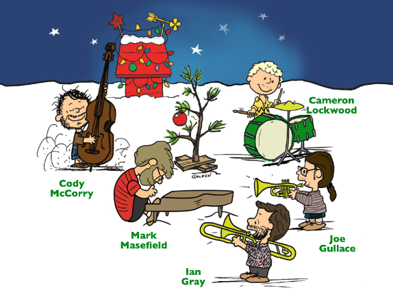 The CB Quintet Presents : A Jazz Tribute to Vince Guaraldi's Charlie Brown Christmas artwork from Blue Note Jazz Club