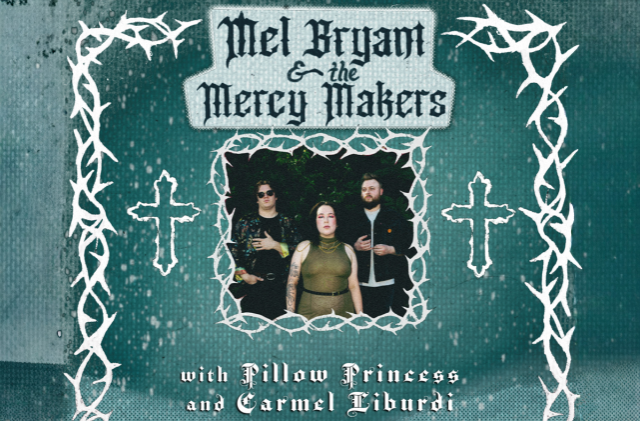Artwork published for Mel Bryant and the Mercy Makers, Pillow Princess, Carmel Liburdi