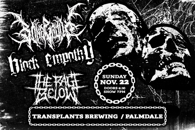 FREE SHOW: BONE CROWN / BLACK EMPATHY / THE RAGE BELOW