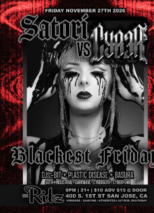 Satori vs Cyb3r: Goth, Industrial, Darkwave, Cybergoth, Cyberpunk Dance Night, photo 2 of 2