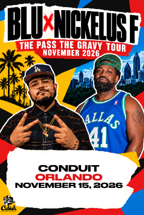 Blu and Nickelus F in Orlando