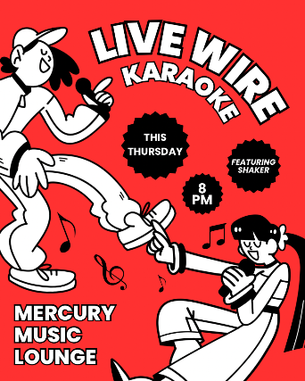 Live Wire Karaoke at The Mercury Music Lounge – Lakewood, OH