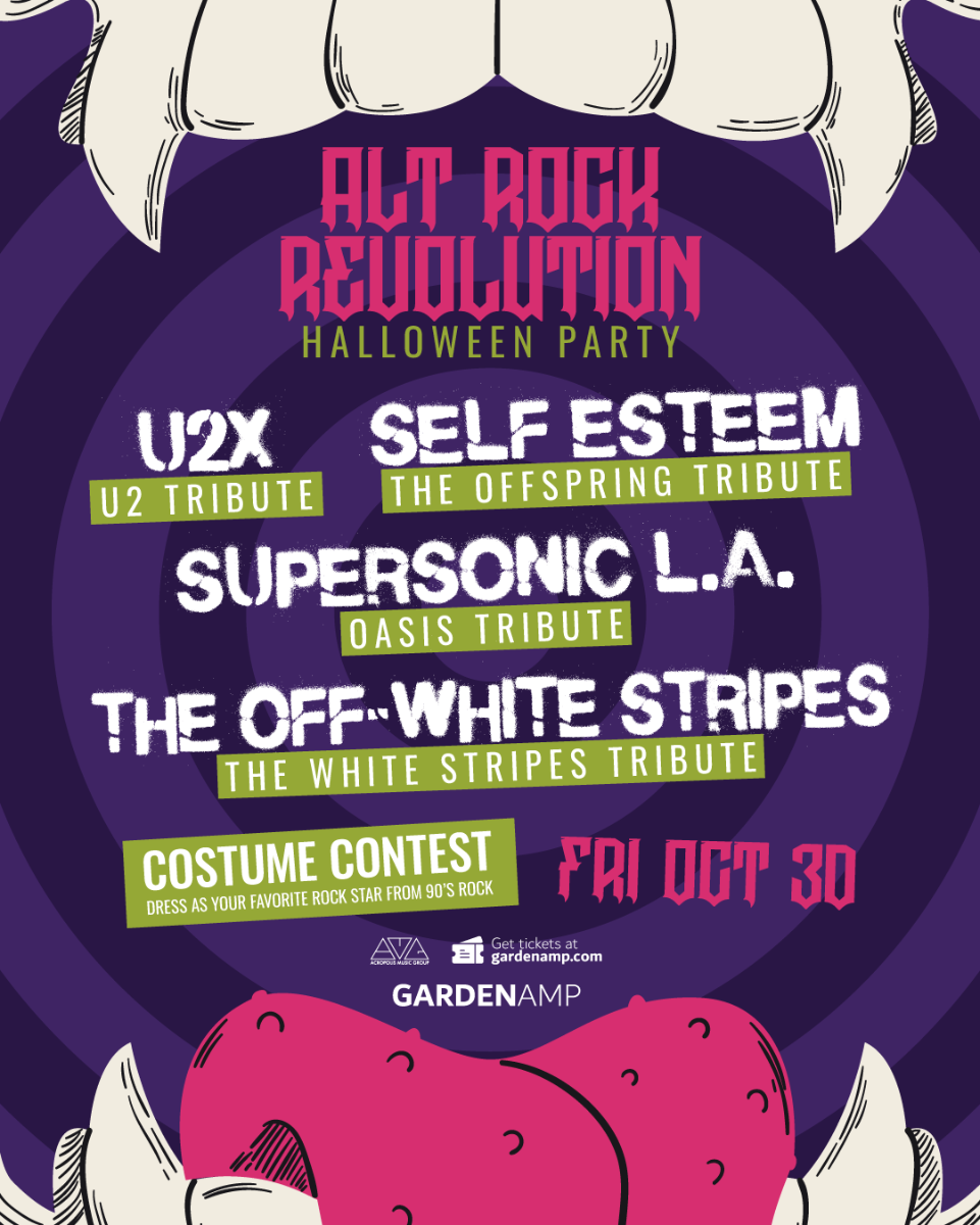 U2, Oasis, The White Stripes Tributes & Self Esteem band - Alt Rock Revolution Halloween Party