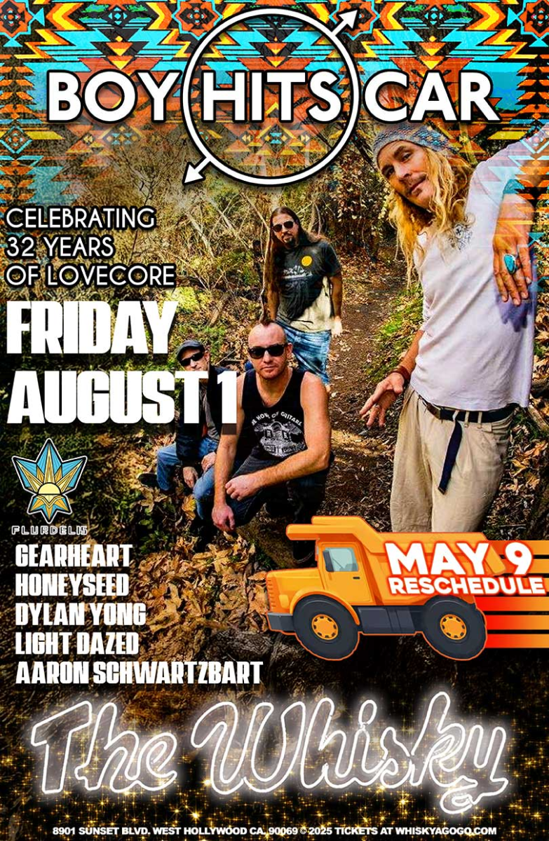 Boy Hits Car, Flurdelis, Gearheart, Honeyseed, Dylan Yong, Light Dazed , Aaron Schwartzbart