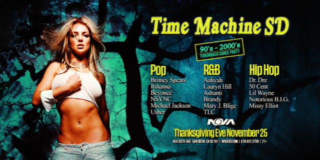 Time Machine: 90s - 2000s Throwback Dance Party