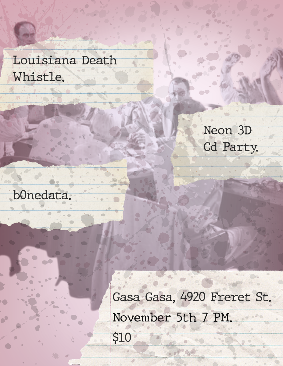 Louisiana Death Whistle, Neon 3D CD Party, b0nedata