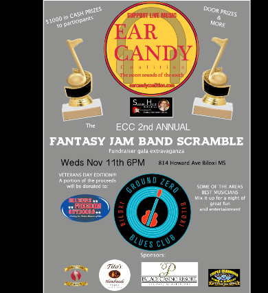 Ear Candy Coalition Presents 2nd Annual Fantasy Jam Band Scramble