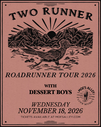 Moe’s Alley Presents: Two Runner w/ Dessert Boys | event-image