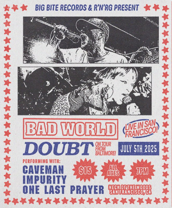 Bad World/ Doubt/ Caveman/ Impurity/ One Last Prayer Image