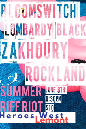 Bloomswitch w/ Lombardy Black, Rockland & Zakhoury