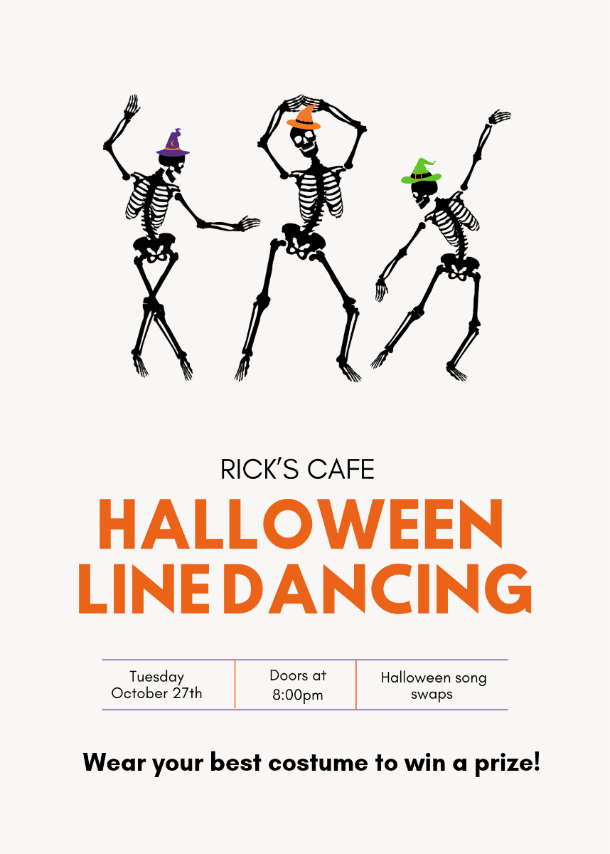 Halloween Boot Scootin' – Line Dance Night | Event Image