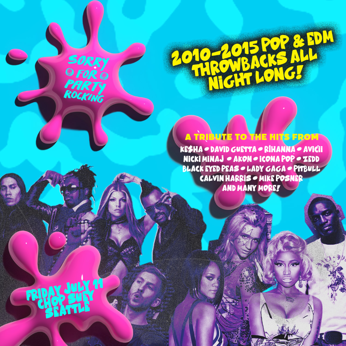 Event Image - Sorry For Party Rocking (2010 – 2015 Pop & EDM Bangers All Night Long)