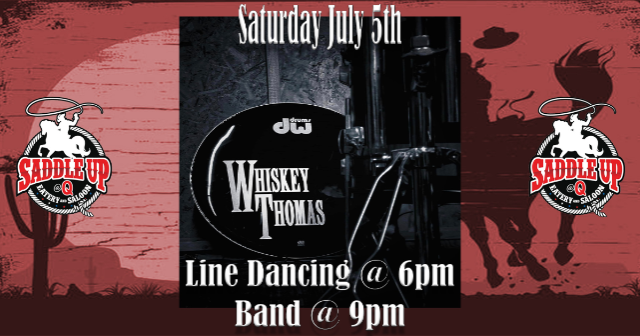 Whiskey Thomas Live at Saddle Up @ Q