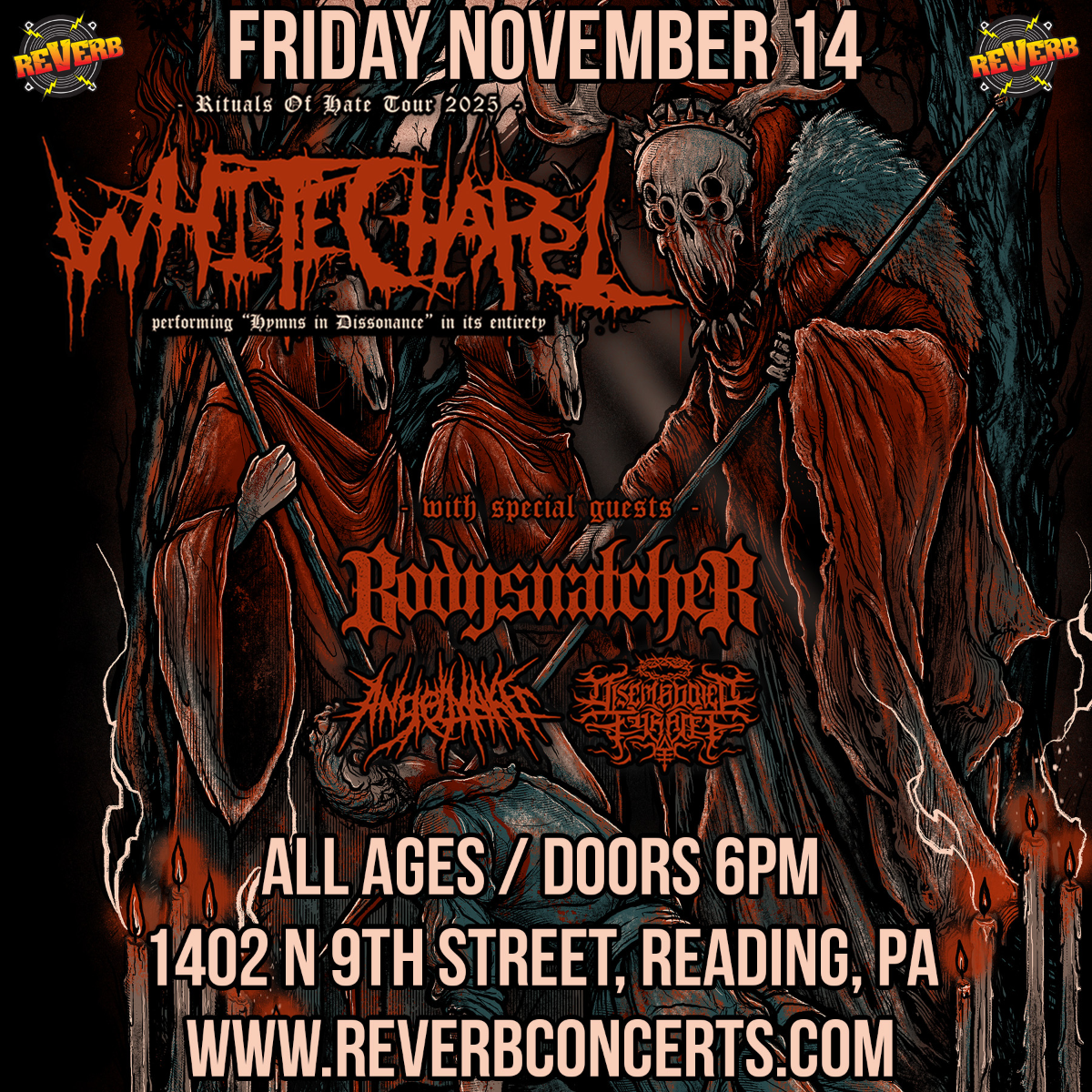 Whitechapel - Rituals of Hate Tour