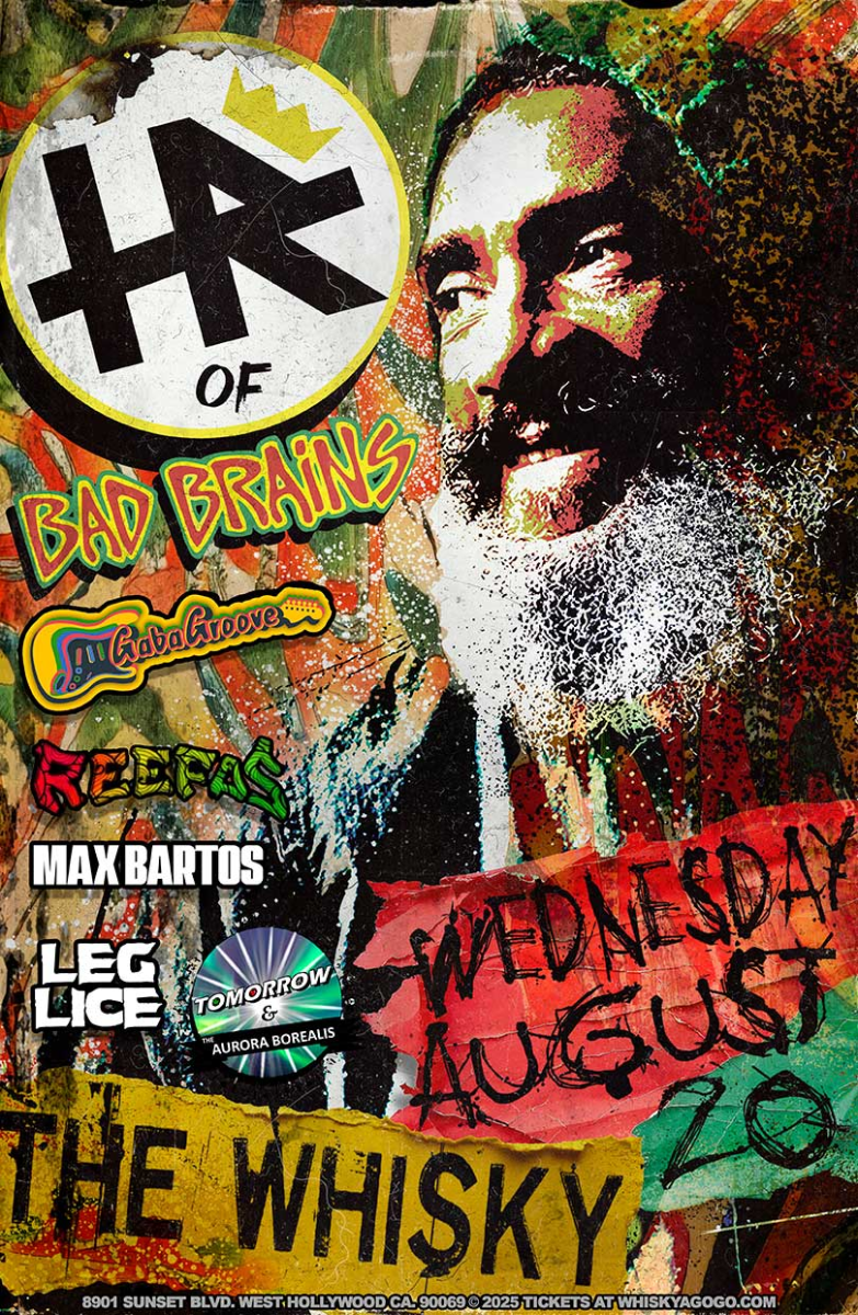 H.R. (Human Rights) of Bad Brains, Gaba Groove, Max Bartos, Year of the Dragon, Leg Lice, Tomorrow & The Aurora Borealis