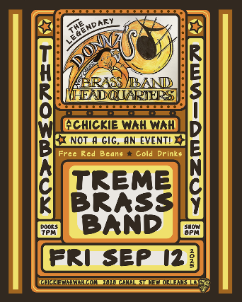 Donna's Bar & Grill Residency ft. The Treme Brass Band (and free red beans!)