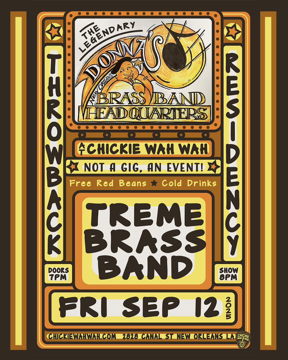 Donna's Bar & Grill Residency ft. The Treme Brass Band (and free red bean...