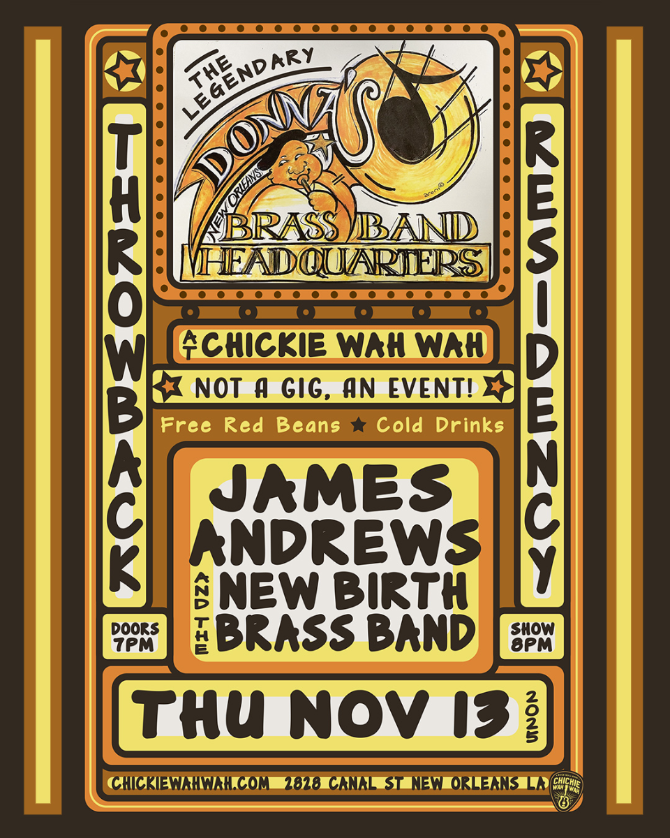 Donna's Bar & Grill Residency ft James Andrews and New Birth Brass Band