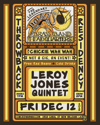 image of Donna's Bar & Grill Residency: Leroy Jones Quintet image of Donna's Bar & Grill Residency: Leroy Jones Quintet