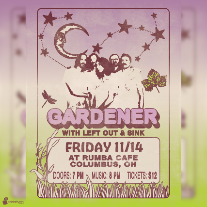 Gardener Album Release Show w/ Left Out & Sink