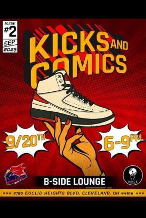 Kicks & Comics at B Side Lounge – Cleveland Heights, OH