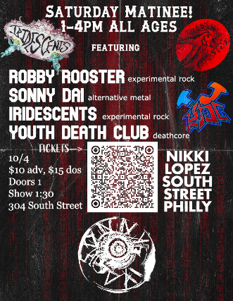 Robby Rooster, Sonny Dai, Iridescents, Youth Death Club Image