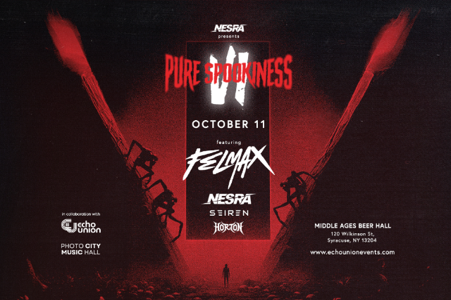 NESRA Presents: PURE SPOOKINESS VI. featuring FELMAX at Middle Ages Beer Hall – Syracuse, NY