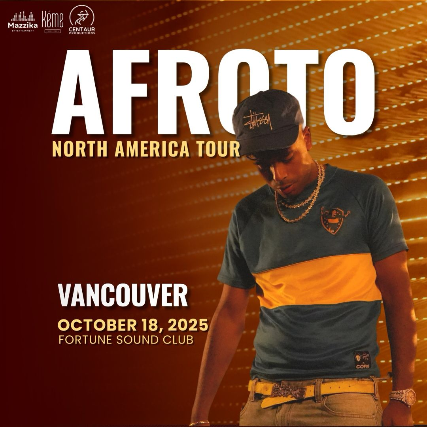 AFROTO: LIVE IN VANCOUVER at Fortune Sound Club – Vancouver, Canada