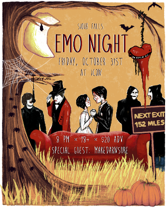 EMO NIGHT at Icon Lounge + Event Hall – Sioux Falls, SD