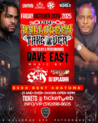 DAVE EAST  PRE-HALLOWEEN TAKEOVER