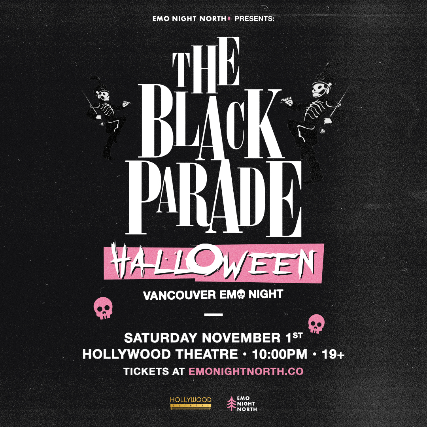 The Black Parade Halloween Emo Night Vancouver at Hollywood Theatre – Nov 1 2025 at Hollywood Theatre – Vancouver, Canada