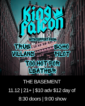 King Falcon w/ True Villains, Echo Pilot, and Too Hot For Leather