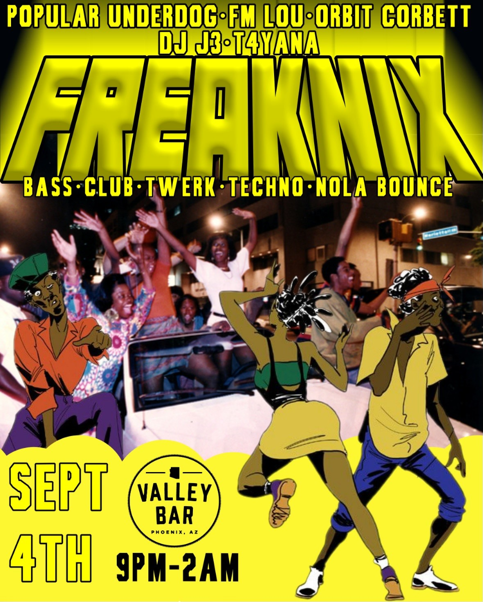 FREAKNIX // BASS / CLUB / TWERK / TECHNO / NOLA BOUNCE | Event Image
