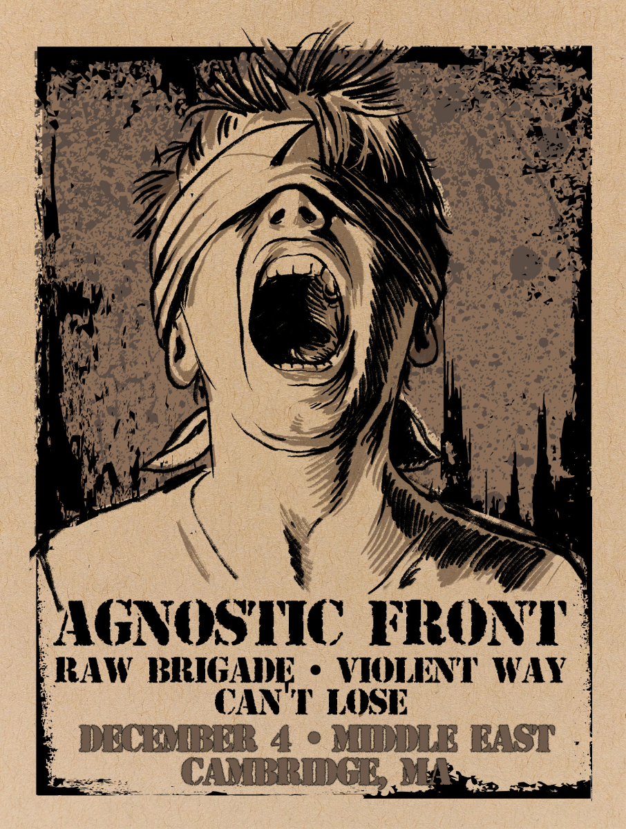Agnostic Front, Raw Brigade, Violent Way, Can’t Lose | Event Image