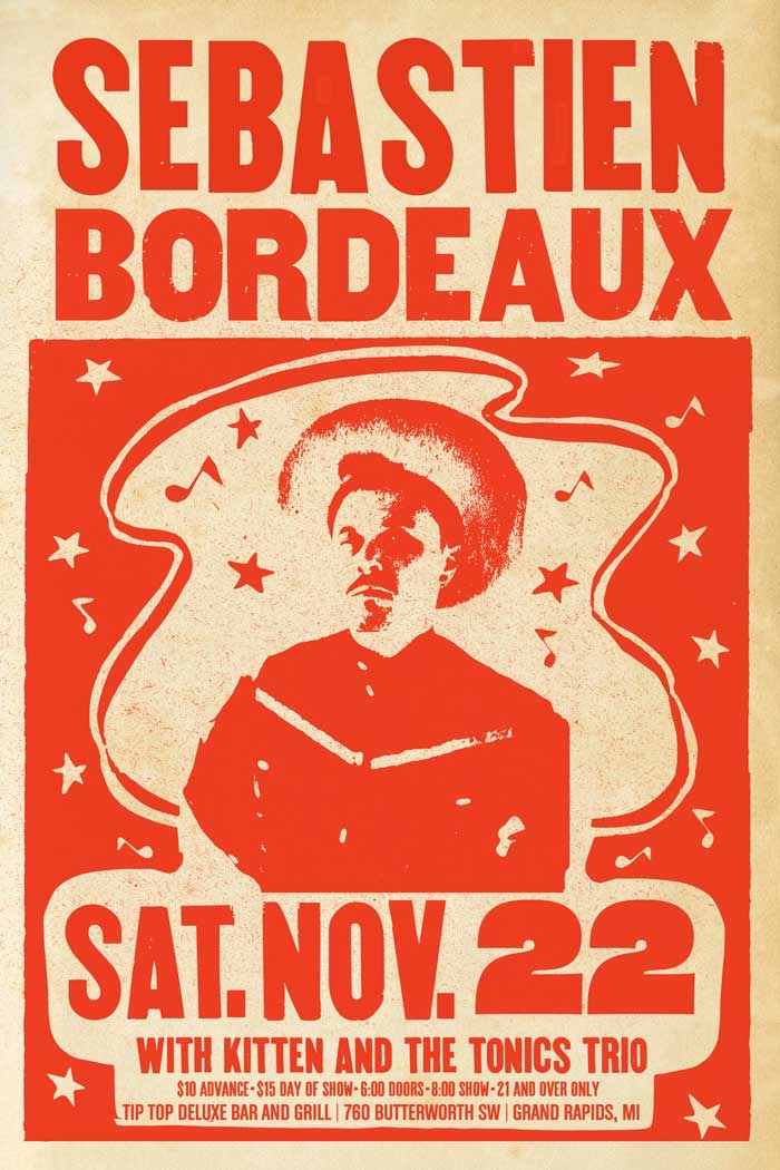 Sebastien Bordeaux with Kitten and The Tonics