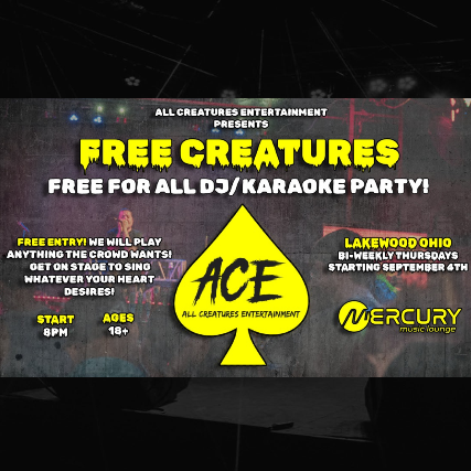 FREE CREATURES: FREE FOR ALL DJ/KARAOKE PARTY