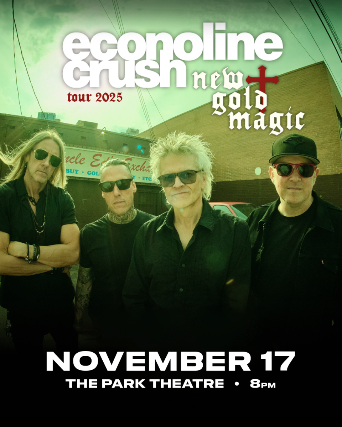 Park Theatre Presents Econoline Crush at The Park Theatre – Winnipeg, Canada