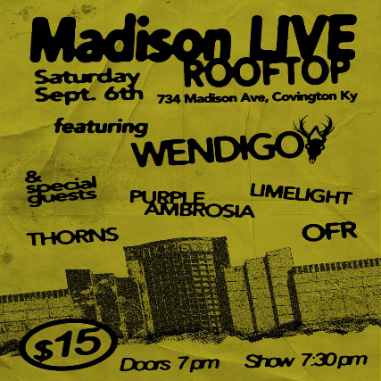 Wendigo @ Madison Live Rooftop