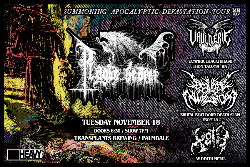 PLAGUE BEARER / VAULDERIE / PLEASURE WOUND / NECROTICISM