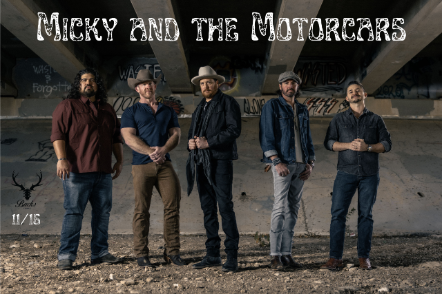 Micky and the Motorcars at Buck’s Backyard (Indoor) – Buda, TX