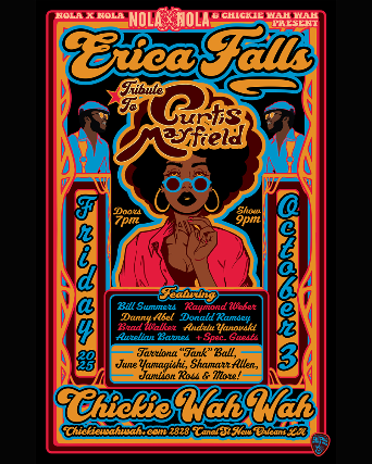 Erica Falls Tribute to Curtis Mayfield
