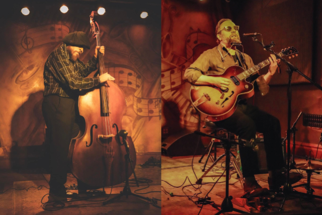 Blues Brunch: GERRY HUNDT & RODRIGO MANTOVANI are the ‘Lectrified Soutside Stompers at FITZGERALDS PATIO – Berwyn, IL