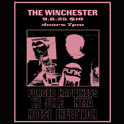 Forced Happiness, The Junks, NMA, & Noise Infection at The Winchester – Lakewood, OH