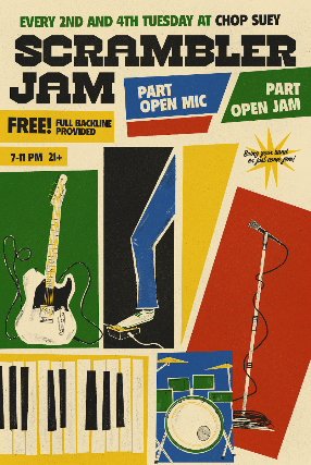 SCRAMBLER JAM! at Chop Suey – Seattle, WA