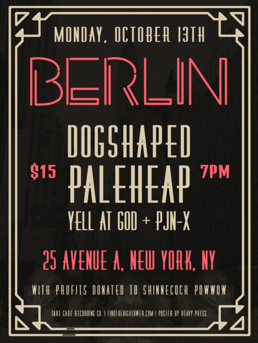 Dogshaped • Paleheap • Yell At God • PJN-X