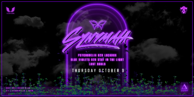 Synymata, Psychodelix B2B Lockbox, Blue Violets B2B Stay In The Light, Lost Souls