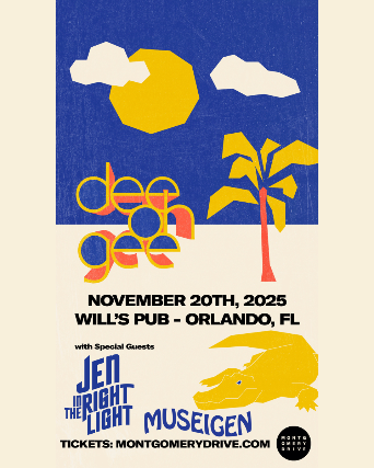 DeeOhGee with Special Guests Jen In The Right and Museigen at Will’s Pub – Orlando, FL